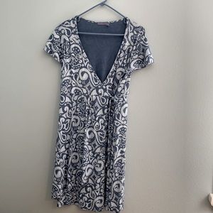 Fresh produce wrap style dress
